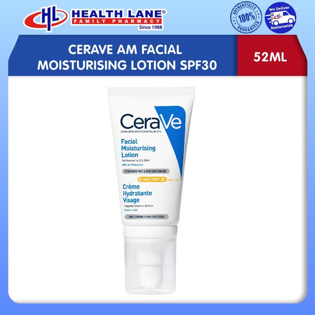 CERAVE AM FACIAL LEMBAPURISING LOSYEN SPF30 (52ML)